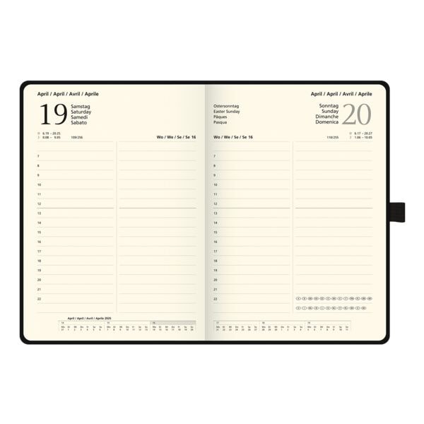 Brunnen Buchkalender »Kompagnon 2026« schwarz, 14.3x20.2 cm Image