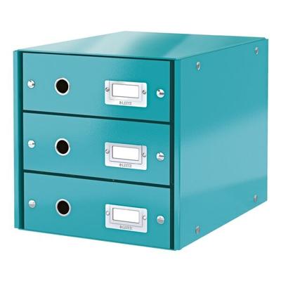 Leitz Schubladenbox »Click & Store 6048« blau, 28.6x28.2x35.8 cm