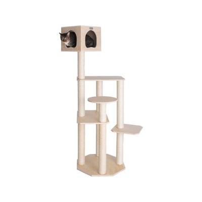 Armarkat Real Wood Wooden Cat Tree & Condo, 69-in