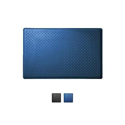 Mr. Peanut's Pet Food Mat, Large, Indigo Blue