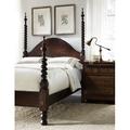 MacKenzie-Dow English Pub Barley Four Poster Bed Wood in Brown | 84 H x 83.5 W x 88 D in | Wayfair 1-3151_Natural