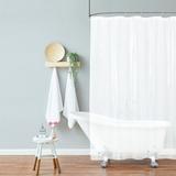 Laura Ashley 8 Gauge PEVA Shower Curtain Liner Vinyl, Metal in Gray | 72 H x 72 W in | Wayfair LAYML008348