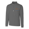 Men's Cutter & Buck Gray Minnesota Golden Gophers Traverse Vault Logo Half-Zip Jacket