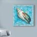 Highland Dunes 'Shell Scallop 2' Acrylic Painting Print on Wrapped Canvas Canvas | 18 H x 18 W x 2 D in | Wayfair 22F3BA3767FB4CDFBFDE705512F28AD2