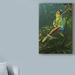 World Menagerie ' Macaw' Acrylic Painting Print on Wrapped Canvas Metal in Green | 32 H x 22 W x 2 D in | Wayfair DB03DB3E658B43D0BD52BBAF1A6DB19C