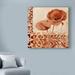 Fleur De Lis Living 'Portrait of Poppies' Acrylic Painting Print on Wrapped Canvas in Brown/Orange | 24 H x 24 W x 2 D in | Wayfair