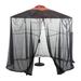 Arlmont & Co. Phillips Water-Resistant Patio Umbrella Netting, Polyester | 115 H x 80 W x 0.02 D in | Wayfair 13CC9AD23CB14BF58EB446EAA40C1CC6