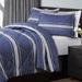 Winston Porter Carlisa Reversible Comforter Set Microfiber in Blue/Navy | Wayfair 2DFCAB4BA22B40A2A81BA32DA593A702