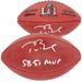 Tom Brady New England Patriots Super Bowl LI Champions Autographed Pro Football with "SB MVP" Inscription