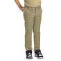 Dickies Boys' Skinny Straight Pant, Khaki, 14