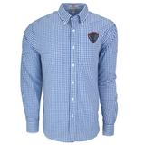 Men's Royal/White DePaul Blue Demons NCAA Gingham Button-Down Check Shirt