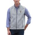 Men's Heather Gray Cal State Fullerton Titans Summit Fleece Sweater Vest