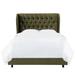 Darby Home Co Addyson Standard Bed, Solid Wood in Green | 55 H x 44 W x 80 D in | Wayfair 6A797B77831D4F34A7D4951ABC07EFC9