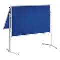 Moderationstafel »MAULpro« Textil klappbar inkl. Zubehör-Set GRATIS blau, MAUL, 195 cm