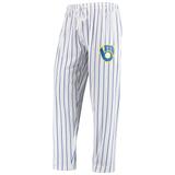 Men's Concepts Sport White/Navy Milwaukee Brewers Vigor Lounge Pant