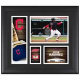 Jose Ramirez Cleveland Indians Framed 15'' x 17'' Player Collage with a Piece of Game-Used Ball