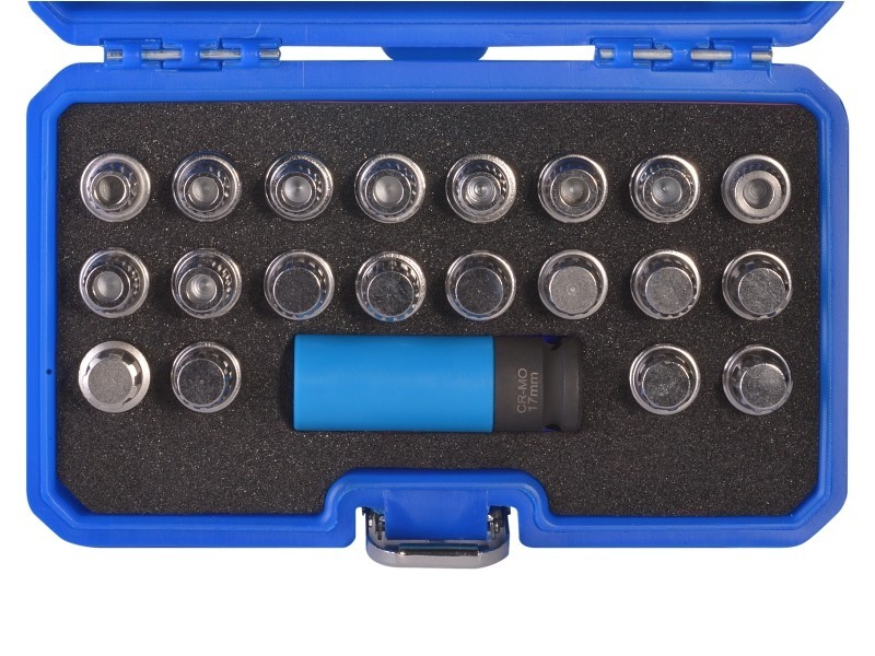 SWSTAHL Felgenschloss Demontageset BMW, 21-tlg. 02381L Lösewerkzeugsatz, Image