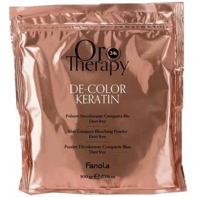 Fanola Oro Puro Therapy Color Keratin Blondierpulver blau 500 g Blondierung