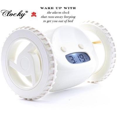 Nanda CLKYAW Almond Clocky Mobile Alarm Clock