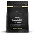 Protein Works Whey Protein 360 Extreme | Premium Protein | Banana Milkshake | Zugefügt BCAA & Glutamin | 2.4kg