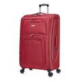 FLYMAX 29" Large Super Lightweight 4 Wheel Suitcase Luggage Expandable with Wheels Red