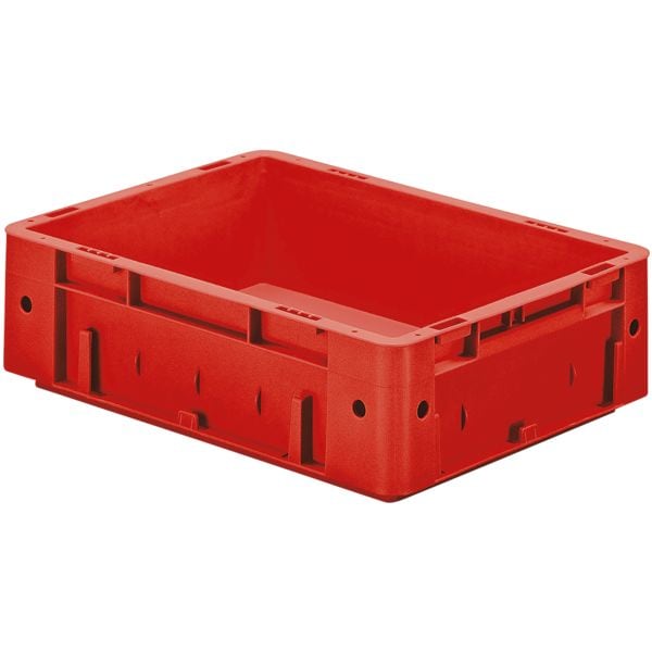 SCHULTE Lagertechnik Euro-Stapelkästen 30/40/12 cm rot, 30x12x40 cm Image