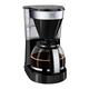 Melitta Easy Top - Filterkaffeemaschine - mit Glaskanne - Tropfstopp - 10 Tassen - Schwarz (1023-04)