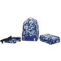 X Rolley Zaino 3 in 1 Con Ruote Spallacci Removibili Mimetico Wanderrucksack 45 cm, blau, 45 cm, Wanderrucksack