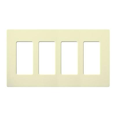 Lutron 69224 - CW-4-AL CLARO WALLPLATE 4 GNG AL Wa...