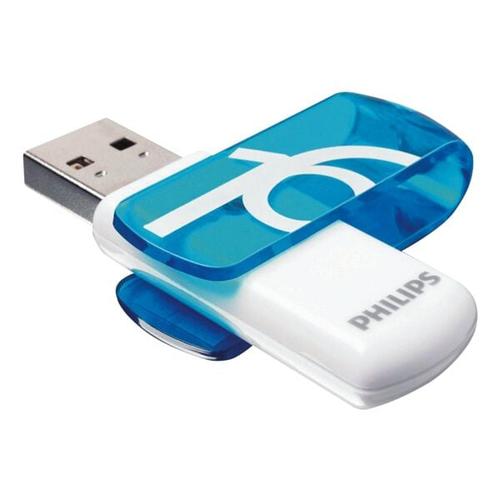 USB-Stick »Vivid 16 GB« blau, Philips, 1.7×1.1×5.7 cm