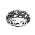 Men's sterling silver ring, 'Coral Reef' - Men's Sterling Silver Ring