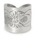 'Live With Nature' - Hill Tribe Sterling Silver Wrap Ring