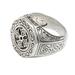 Silver signet ring, 'Lost Temple'