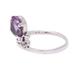 Lavender Charm,'2.5-Carat Amethyst Cocktail Ring from India'