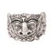 'Rangda' - Men's Artisan Crafted Sterling Silver Band Ring