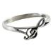 Timeless Melody,'Sterling Silver Band Ring Musical from Thailand'