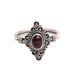 Daydream Temple,'Handcrafted Garnet Cocktail Ring from Bali'