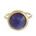 Magic Pulse,'Gold Plated Sodalite Single Stone Ring from Peru'