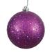 Vickerman 354513 - 12" Plum Sequin Ball Christmas Tree Ornament (N593026DQ)