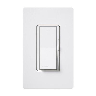 Lutron 74807 - 120 volt White Toggler 1000 watt Single-Pole Incandescent / Halogen Wall Dimmer Switch