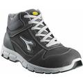 Scarpe antinfortunistiche alte Diadora utility run hi grigio castell castle rock 41