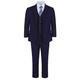 Samli London Boys Formal 5 Piece Blue Suit Ages 1 Year up to 15 Years (7 Years)