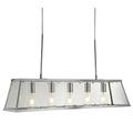 Searchlight 4614-5CC Voyager Five Light Horizontal Ceiling Lantern Light in Chrome