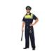 Atosa 54742 COSTUME POLICE MAN XS-S, Herren, Schwarz/Gelb