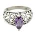 Amethyst cocktail ring, 'Love Sonnet'