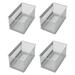 Rebrilliant Office Supply Organizer Wire Mesh Basket Metal in Gray | 4.3 H x 7.75 W x 4.3 D in | Wayfair 250EEB6164EA444E860D76D1F053A1F0