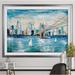 Breakwater Bay 'Catching The Wind' Framed Acrylic Painting Print Metal in Blue | 24 H x 32 W x 1.5 D in | Wayfair 138CB6C8049F466DA2CB30EA462C2FF6