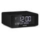 TechniSat DIGITRADIO 52 – Stereo DAB Radiowecker (Uhren Radio, Wecker, DAB+, UKW, Snooze-Funktion, Sleeptimer, dimmbares Display, Wireless-Charging , Lautsprecher 2 x 1 W), Anthrazit