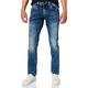 Timezone Herren Eduardotz Slim Jeans, Blau (White Aged Wash 3201), 38W / 32L EU