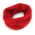 Love Cashmere Ladies Checked 100% Cashmere Snood - Bright Red - made in Scotland - RRP £99